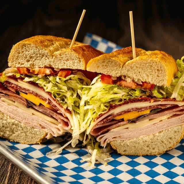 Mad Greek Sandwich.