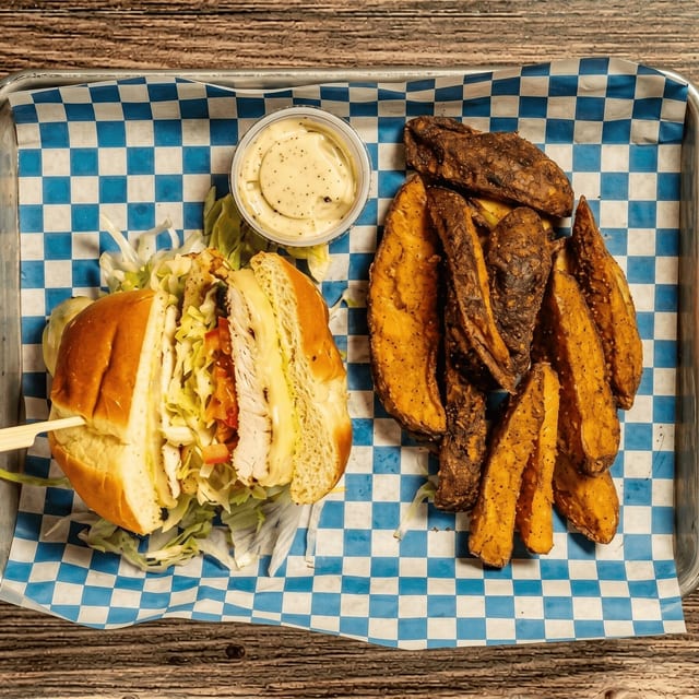 Mad Chicken Sandwich.