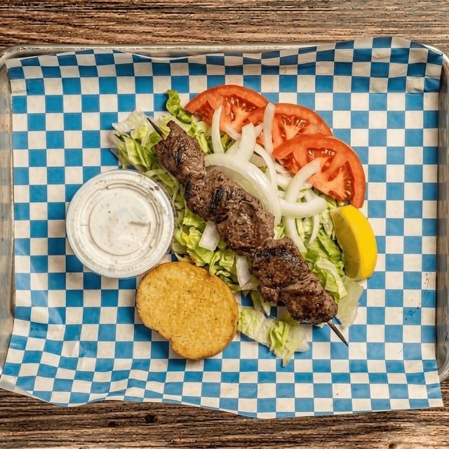 Lamb Souvlaki Stick.