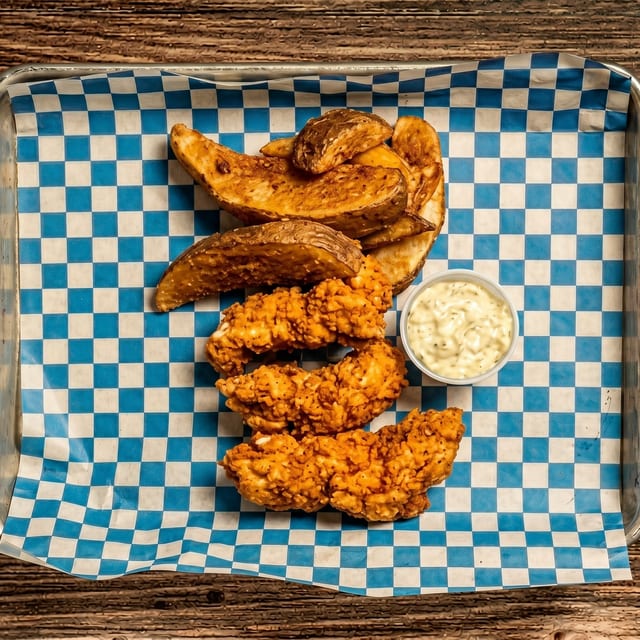House-Made Chicken Strips.