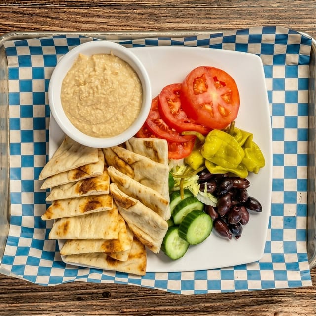 Mad Hummus Plate.